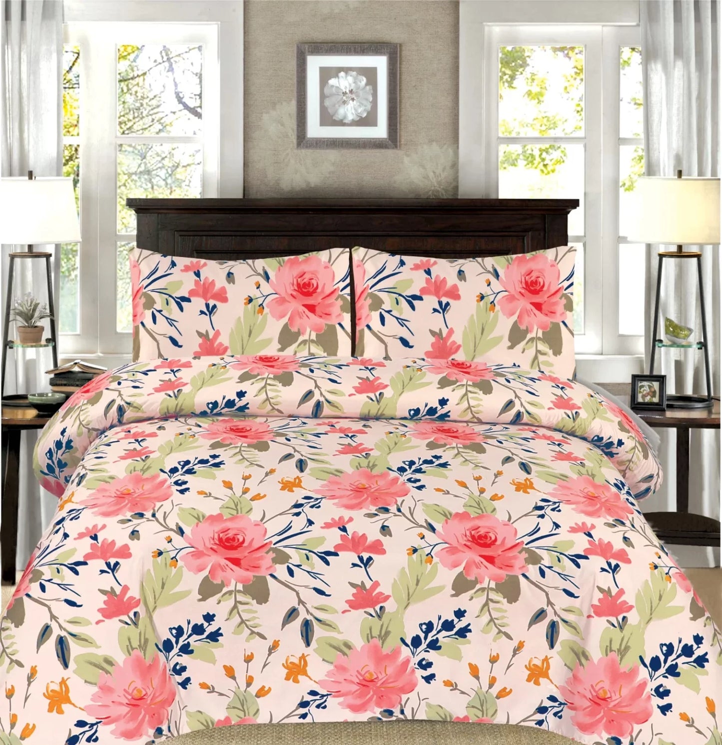 4 PCS Printed Bed Sheet Sets – 2800 SERIES (A)