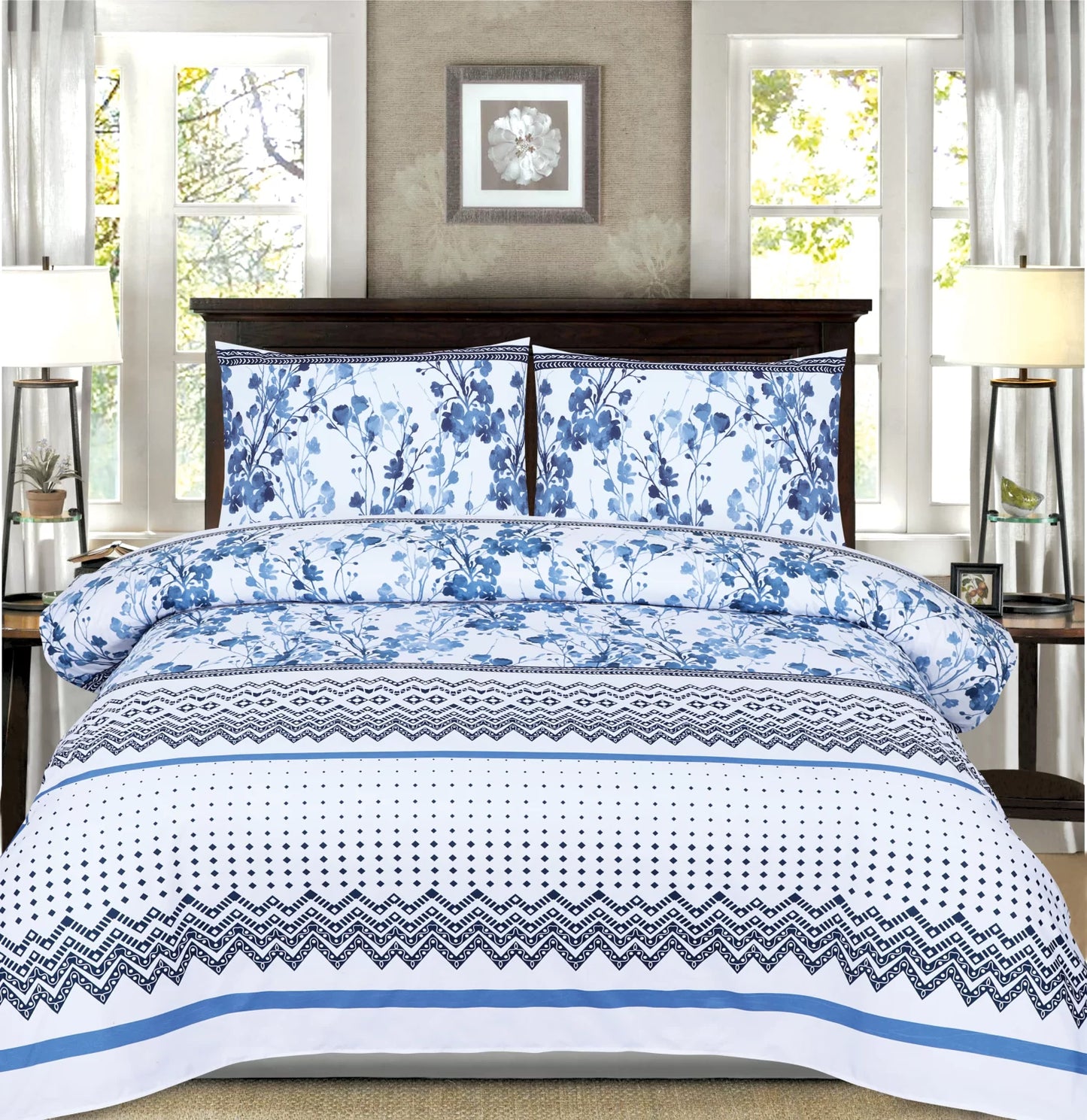 4 PCS Printed Bed Sheet Sets – 2800 SERIES (A)