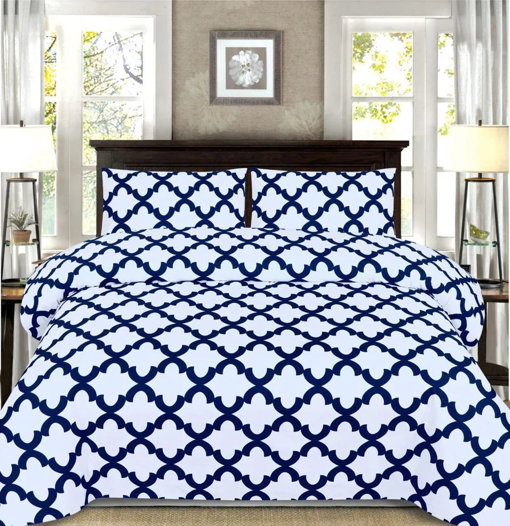 4 PCS Printed Bed Sheet Sets – 2800 SERIES (A)