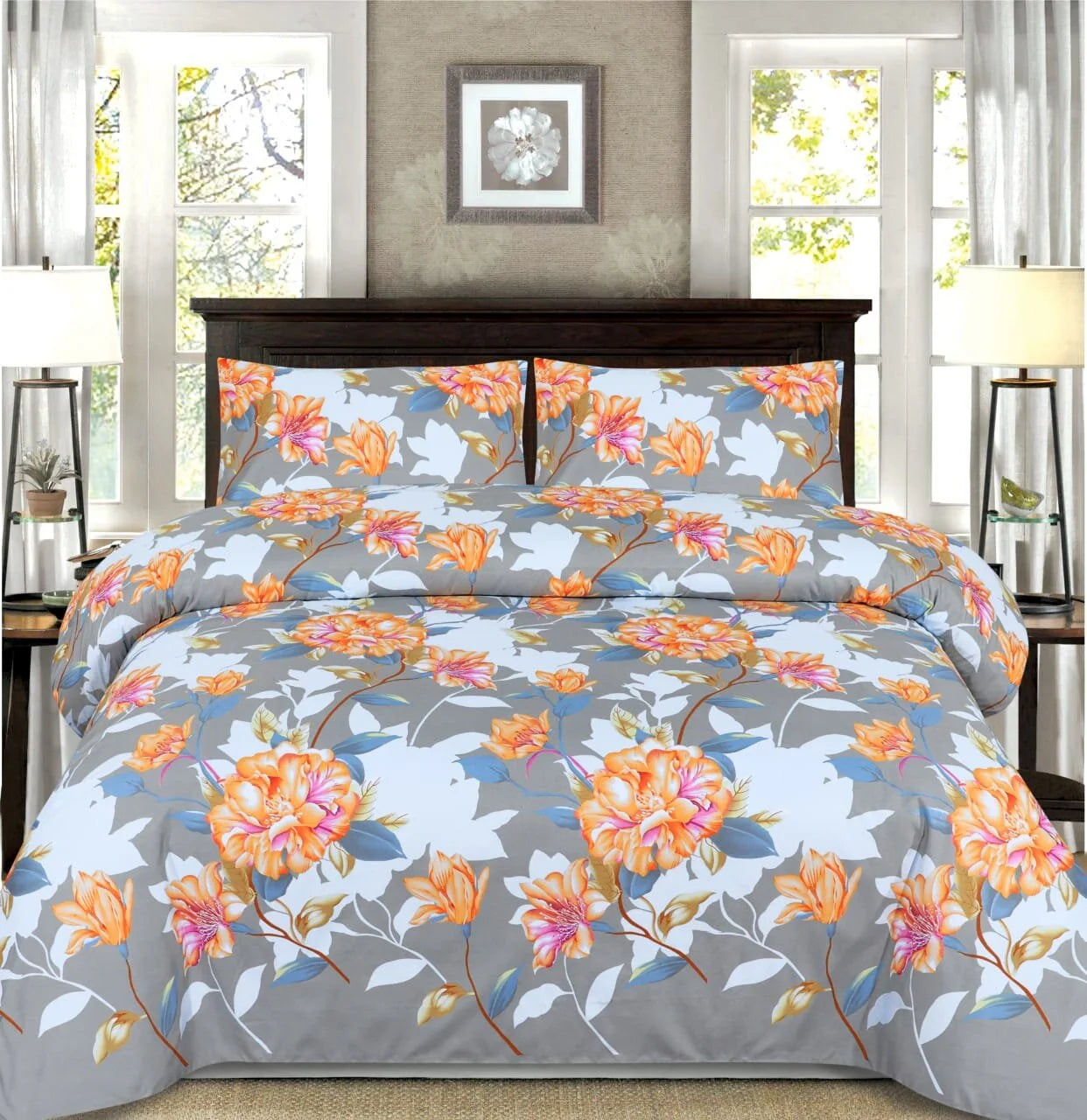 4 PCS Printed Bed Sheet Sets – 2800 SERIES (A)