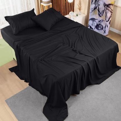 4 PCS Solid Sheet Set – 12 Colors (3200 Series)