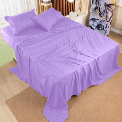 4 PCS Solid Sheet Set – 12 Colors (3200 Series)