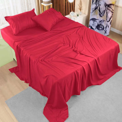 4 PCS Solid Sheet Set – 12 Colors (3200 Series)