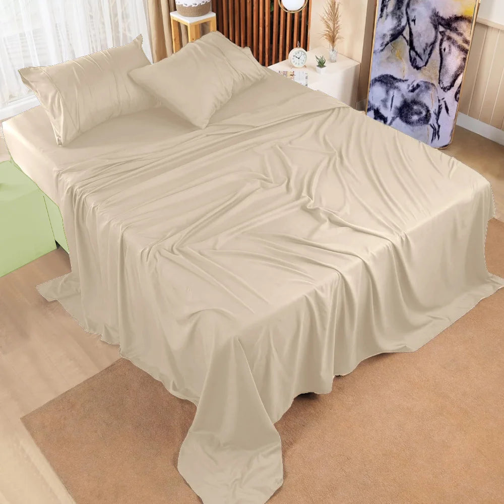 4 PCS Solid Sheet Set – 12 Colors (3200 Series)