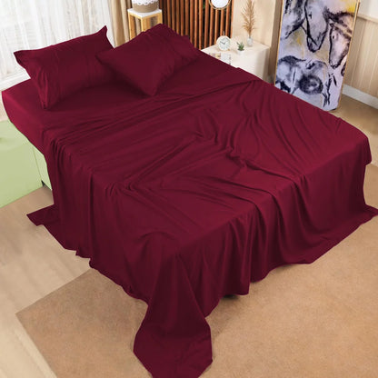4 PCS Solid Sheet Set – 12 Colors (3200 Series)