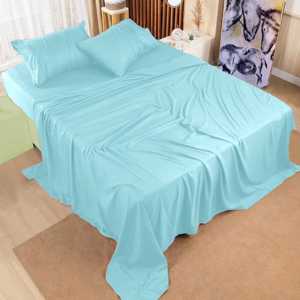 4 PCS Solid Sheet Set – 12 Colors (3200 Series)
