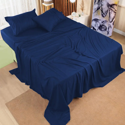 4 PCS Solid Sheet Set – 12 Colors (3200 Series)