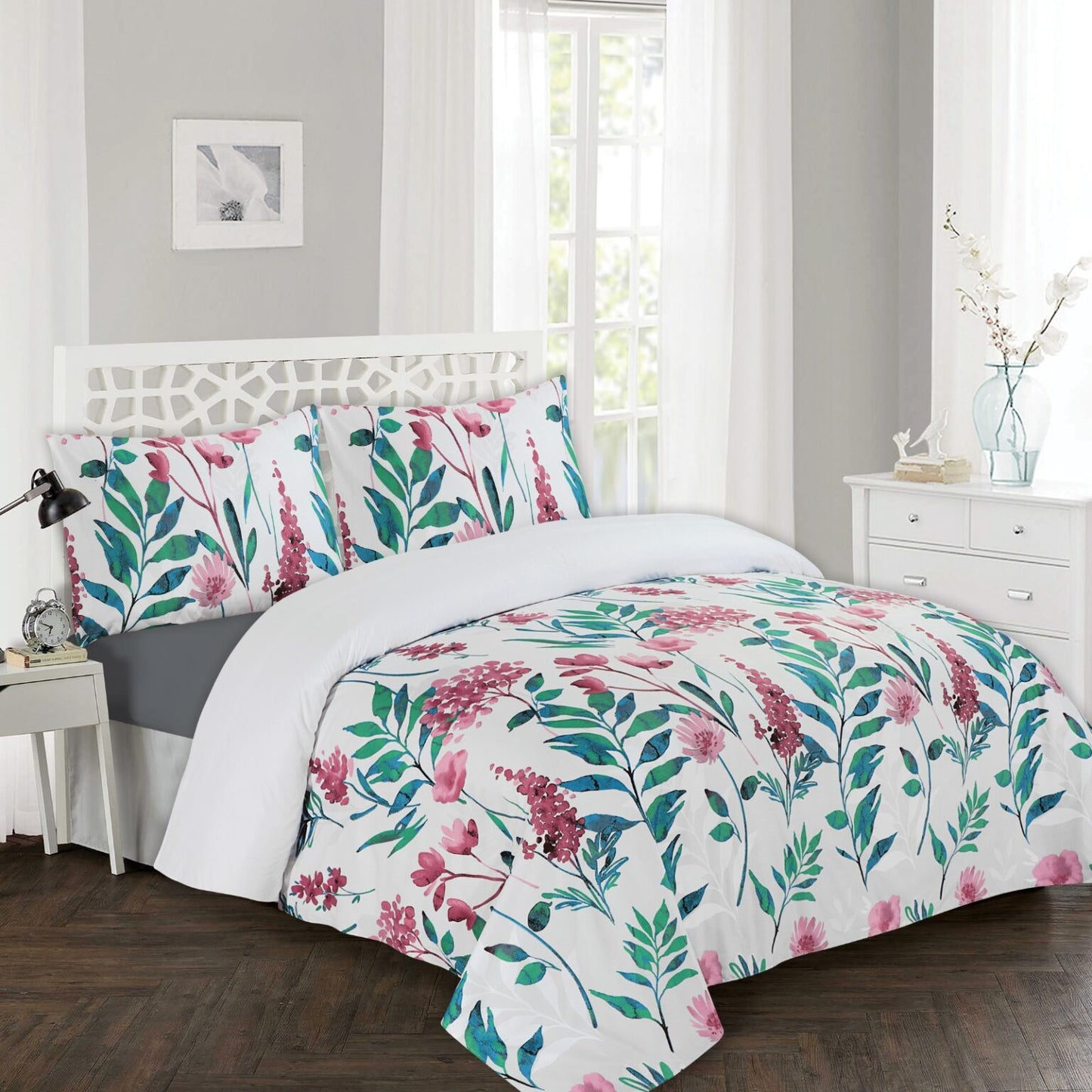 4 Pcs Printed Bed Sheets Set – 2800 Series
