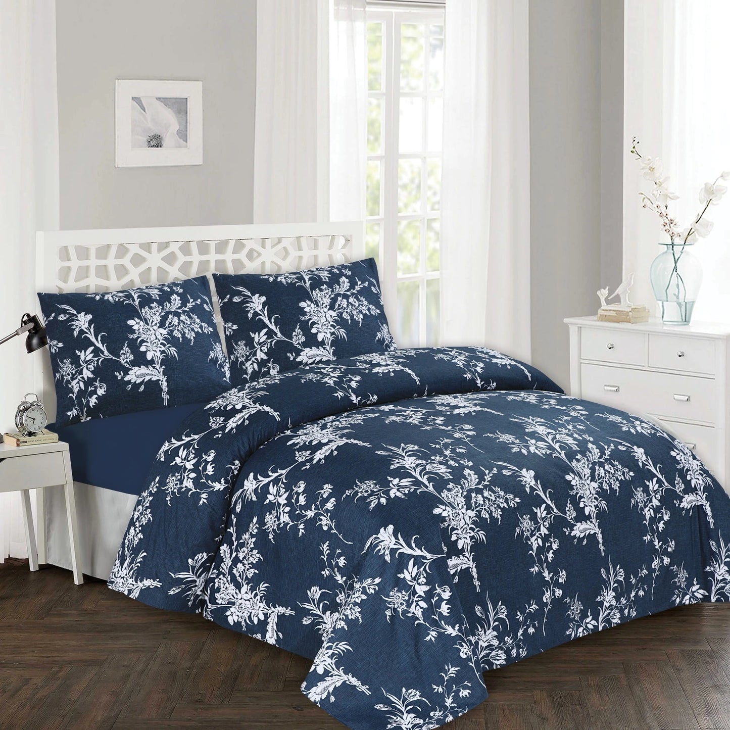 4 Pcs Printed Bed Sheets Set – 2800 Series