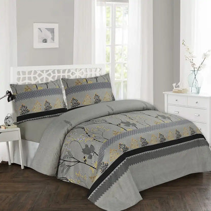 4 Pcs Printed Bed Sheets Set – 2800 Series