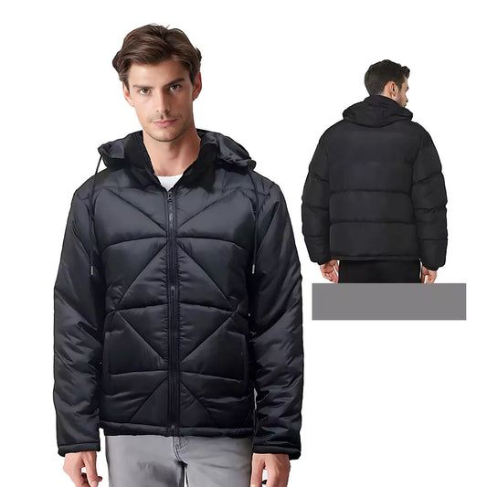 Mens Black Puffer Jacket